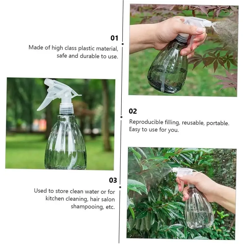500ml Mini Plant Spray Bottle-Dual Mode-PET Plastic
