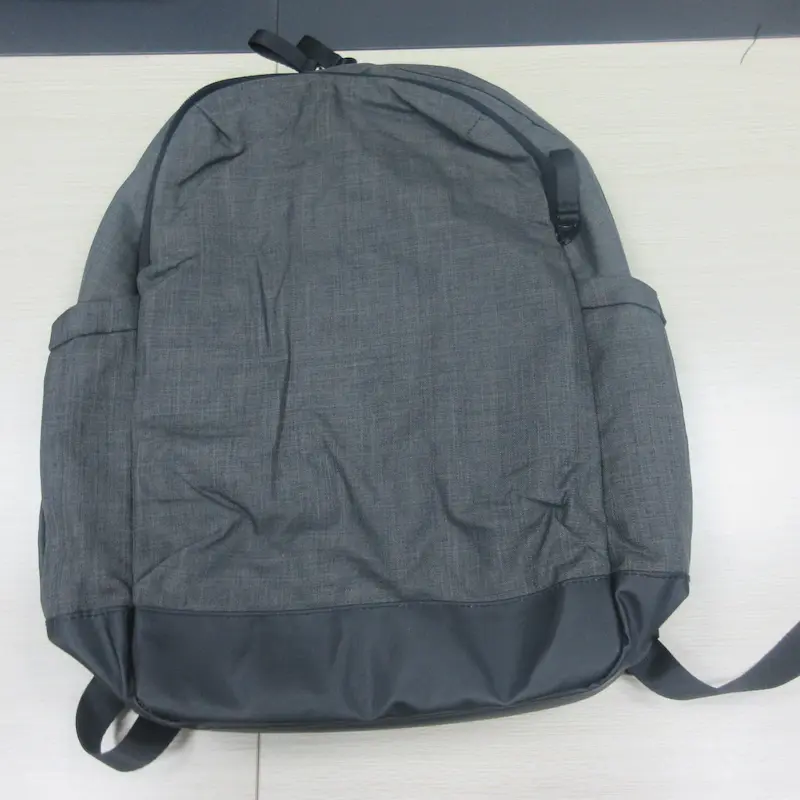 Polyester grey small backpack