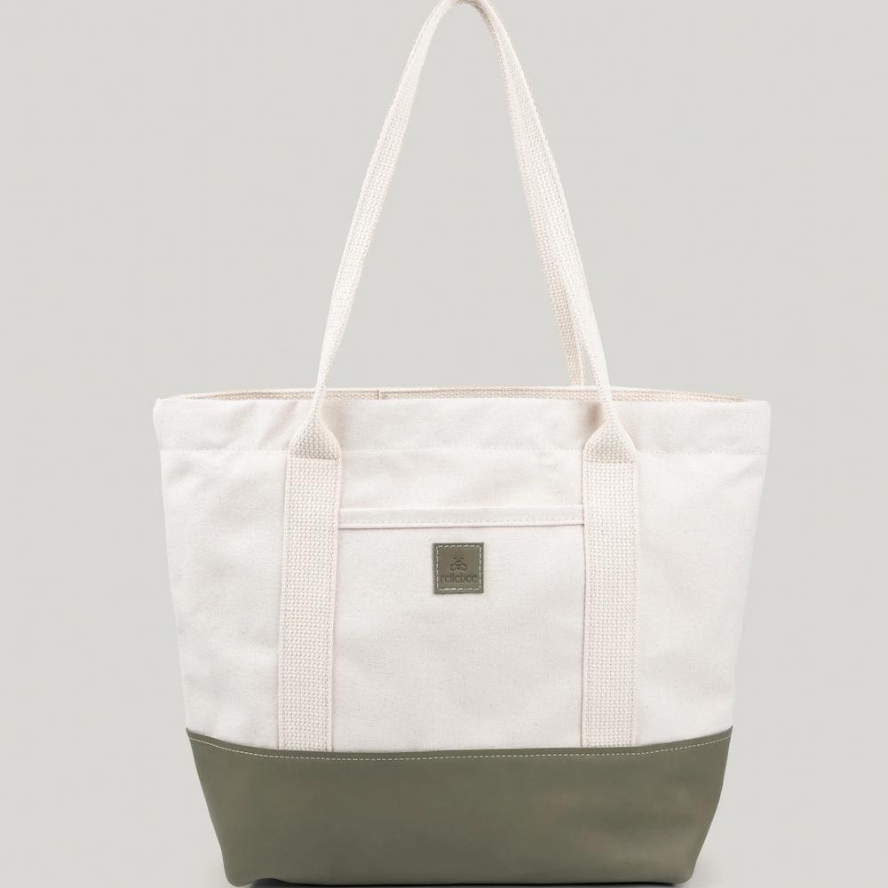 Customized bottom gusset cotton tote bags from Vietnam factory