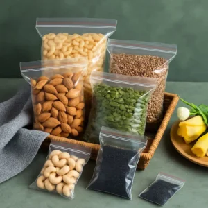 Reusable ziplock bags for storing snacks and meals