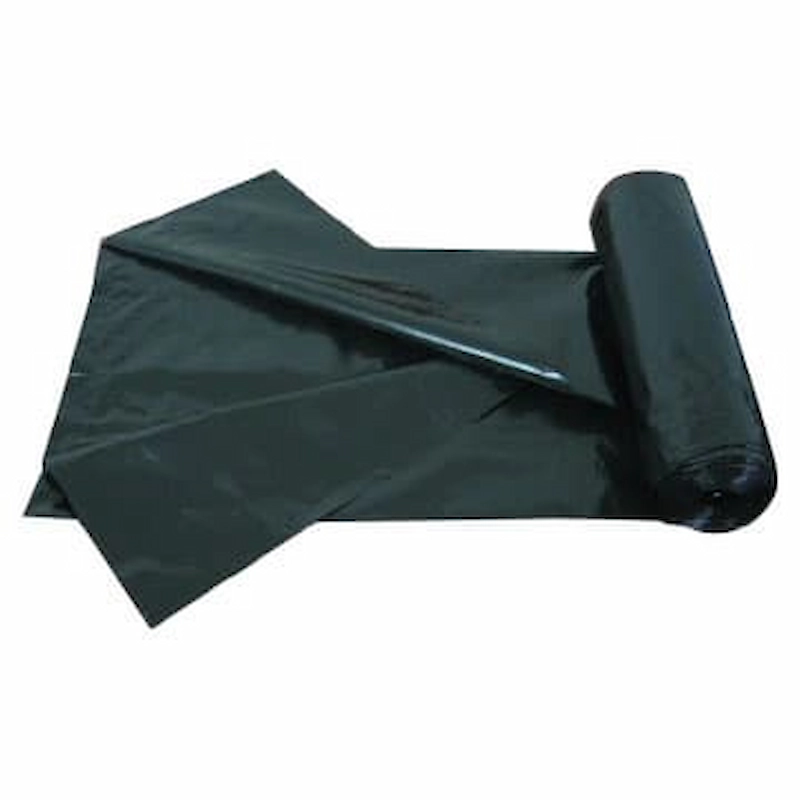 C fold roll garbage bags in compact roll packaging