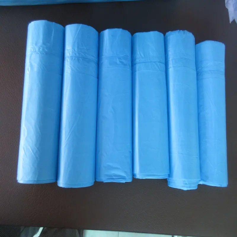 Black C fold garbage bag roll for kitchen or office