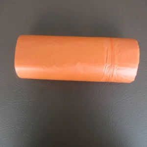Plastic trash bag roll – C fold design for easy use