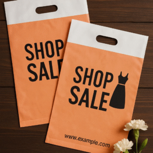 Durable Vicplast die-cut bags