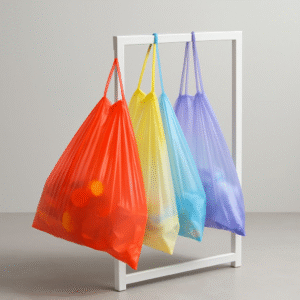 Drawstring roll trash bags – durable, leak-proof garbage bags with easy-tie handles for household and commercial use