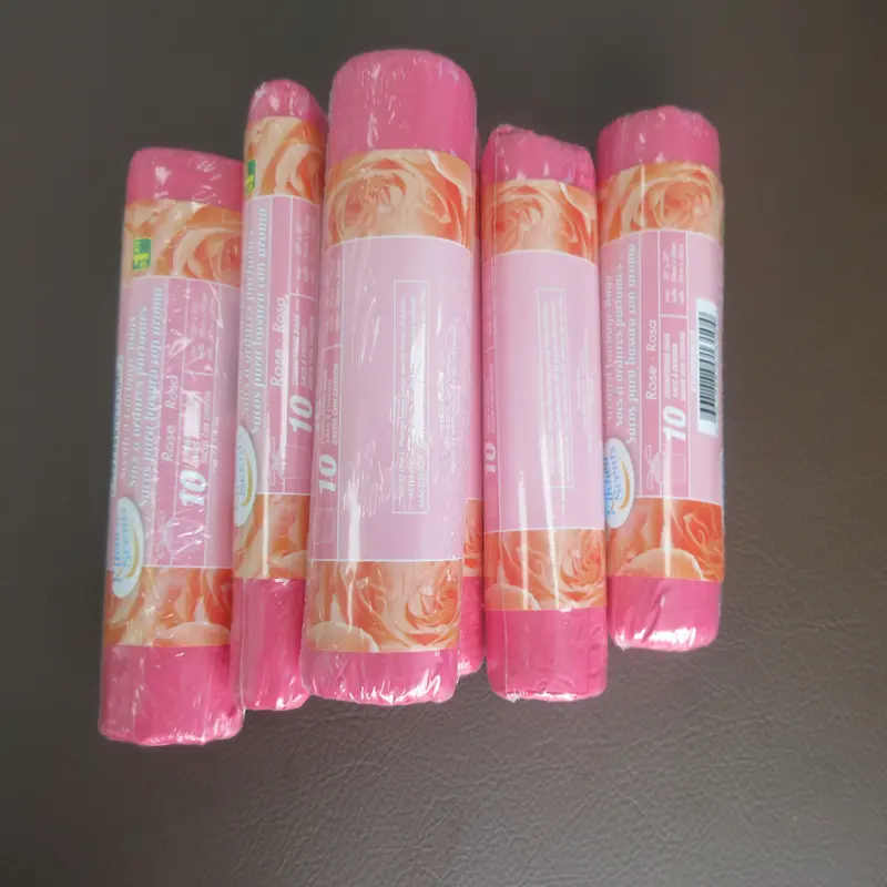 Drawstring roll trash bags – durable, leak-proof garbage bags with easy-tie handles for household and commercial use