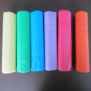 Drawstring roll trash bags – durable, leak-proof garbage bags with easy-tie handles for household and commercial use