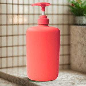 HDPE Square Plastic Shampoo Bottles 1000ml